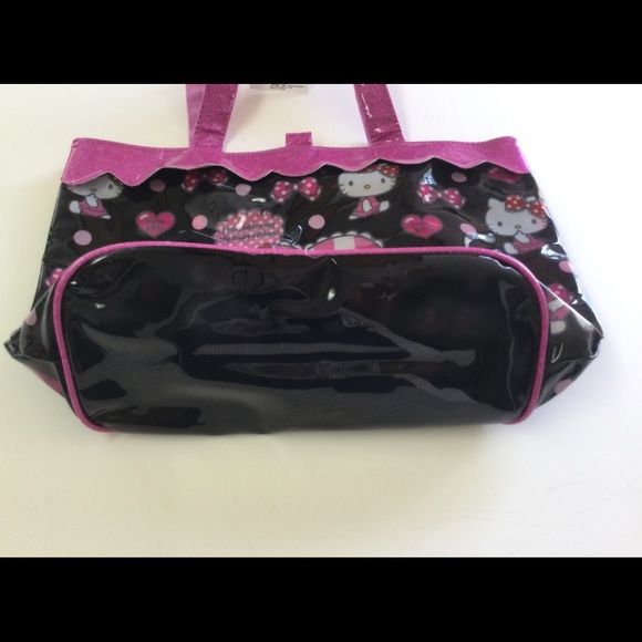 NWT Hello Kitty Plastic Tote - Picture 3 of 4